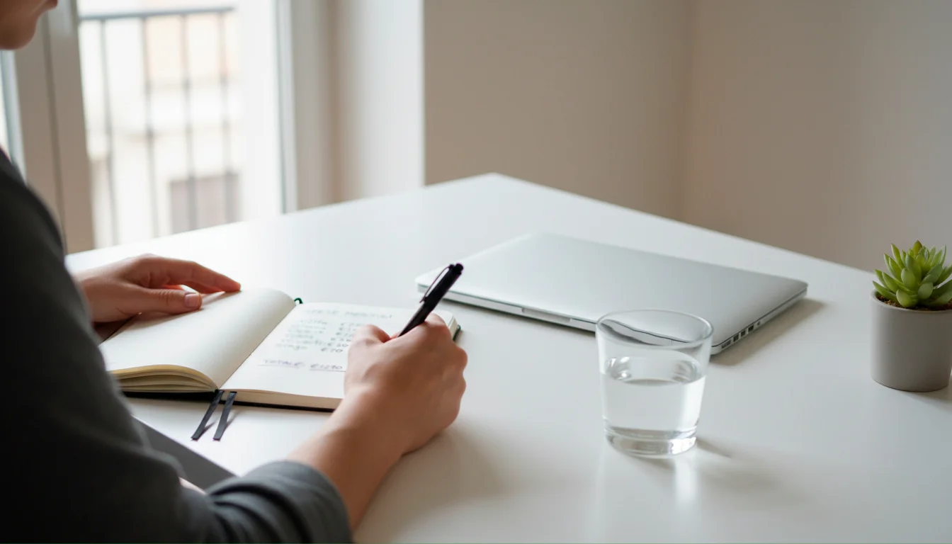 Persona che analizza il proprio budget per scommesse sportive responsabili